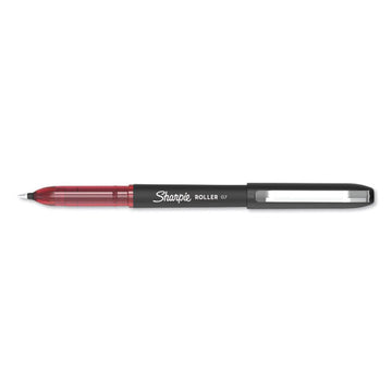 Sharpie® Roller Professional Design Roller Ball Pen, Stick, Medium 0.7 Mm, Red Ink, Black Barrel, Dozen freeshipping - TVN Wholesale